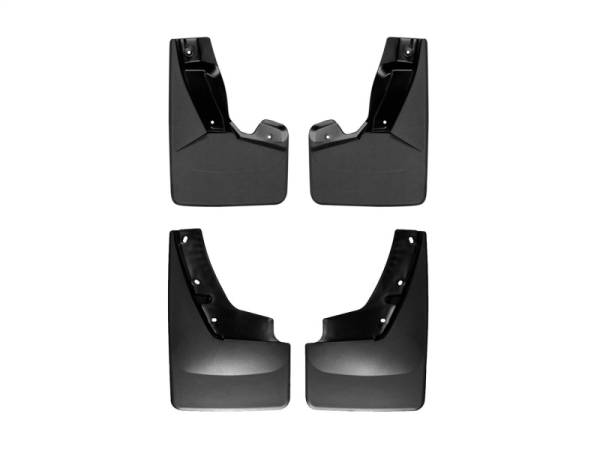 WeatherTech 15-20 GMC Yukon / Yukon Denali No Drill Mudflaps - Black | 110129-120048 - Image 1
