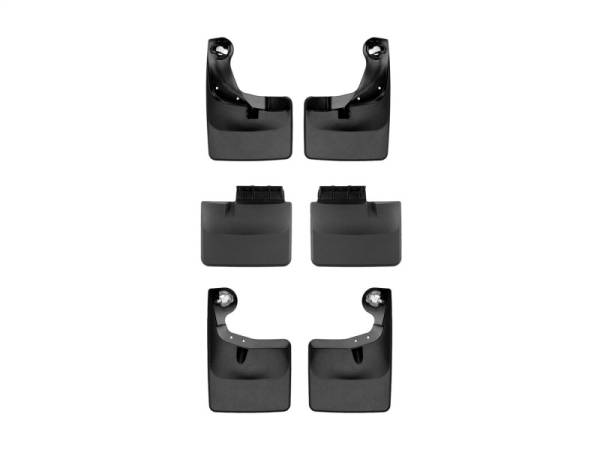 WeatherTech - WeatherTech 2025 Ford F-150 Front & Rear No Drill MudFlaps - Black | 110134-110151-120134 - Image 1