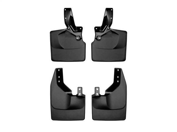 WeatherTech - WeatherTech 21-23 Ford Bronco (Will Fit Factory Rock Rails/Tube Step) No Drill Mudflaps - Black | 110140-120140 - Image 1