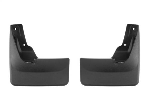 WeatherTech - WeatherTech 22-23 Toyota Tundra CrewMax/Double Cab Front No Drill MudFlaps - Black | 110154 - Image 1