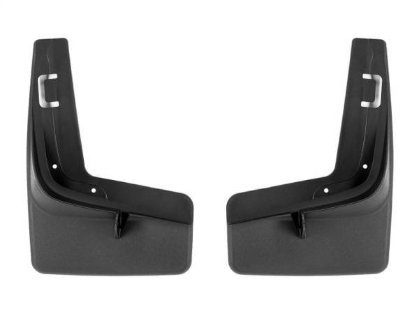 WeatherTech - WeatherTech 22-23 Ford F-150 Lightning No Drill Front MudFlaps - Black | 110164 - Image 1