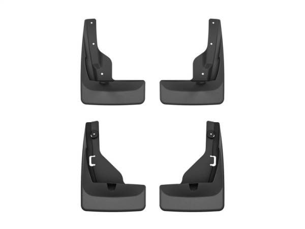 WeatherTech - WeatherTech 2024 Toyota Grand Highlander (Incl. Hybrid) Front & Rear No Drill MudFlaps - Black | 110179-120179 - Image 1