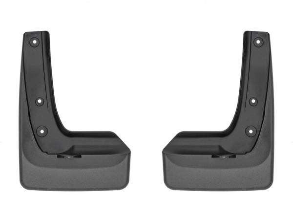 WeatherTech 20-24 Toyota Highlander (Incl. Hybrid) No Drill Front MudFlaps - Black | 110180 - Image 1