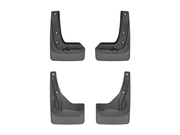 WeatherTech - WeatherTech 20-24 Toyota Highlander (Incl. Hybrid) No Drill Front & Rear MudFlaps - Black | 110180-120180 - Image 1