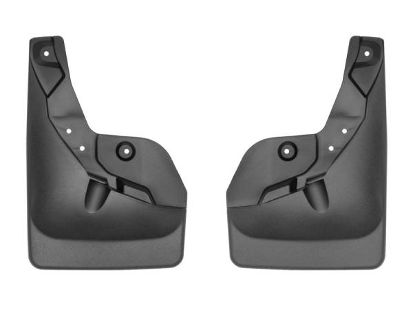WeatherTech - WeatherTech 24-25 Toyota Tacoma w/Fender Flares Front No Drill MudFlaps - Black | 110182 - Image 1