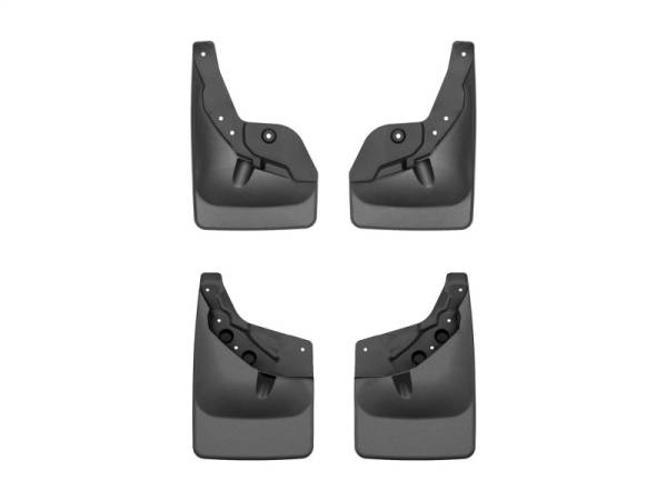 WeatherTech - WeatherTech 24-25 Toyota Tacoma w/o Fender Flares Front & Rear No Drill MudFlaps - Black | 110184-120184 - Image 1