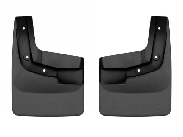 WeatherTech - WeatherTech 2024 Ford Ranger (No Raptor) No Drill Front MudFlaps - Black | 110186 - Image 1