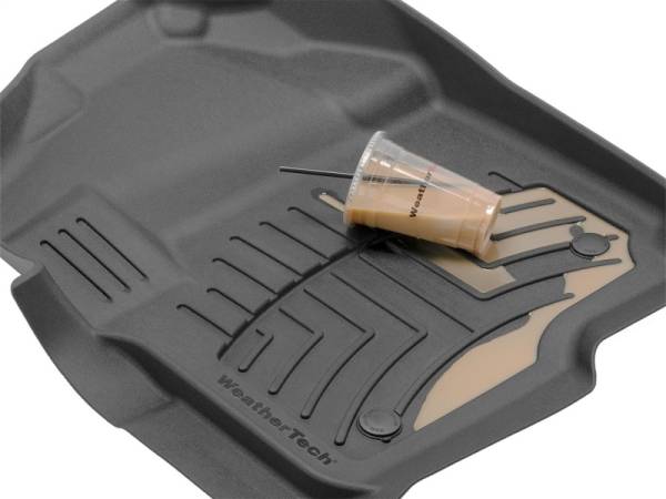 WeatherTech 2020+ Jeep Gladiator Front and Rear FloorLiner HP - Tan | 451313-1-4IM - Image 1