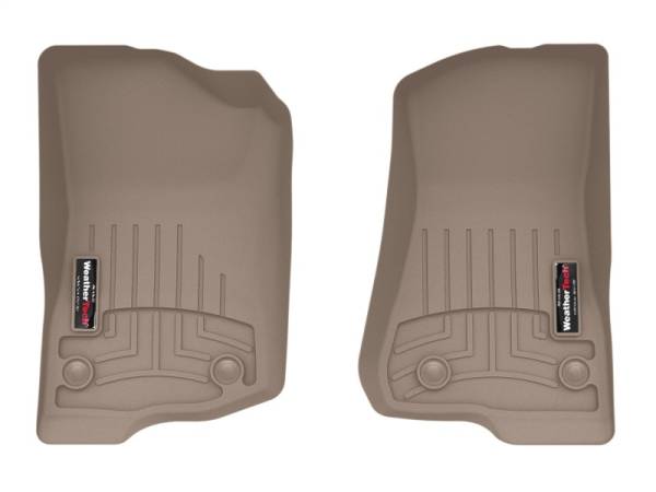 WeatherTech - WeatherTech 2018+ Jeep Wrangler Unlimited Front FloorLiner - Tan | 4513131 - Image 1