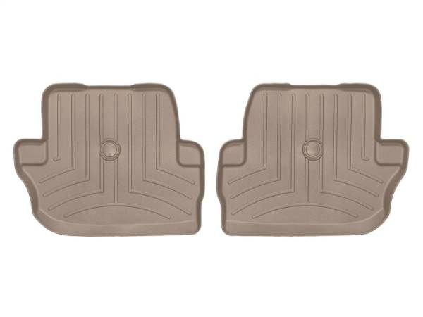 WeatherTech - WeatherTech 2018+ Jeep Wrangler JL Rear FloorLiner - Tan (2 Piece Liner) | 4513133 - Image 1