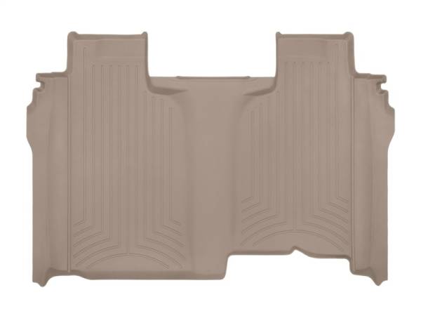 WeatherTech - WeatherTech 2019+ Chevrolet Silverado 1500 Rear FloorLiner HP - Tan | 4514365IM - Image 1