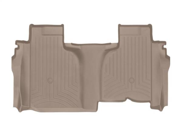 WeatherTech - WeatherTech 2019+ Chevrolet Silverado 1500 Rear FloorLiner - Tan | 4514366 - Image 1