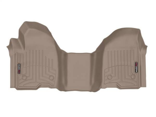 WeatherTech - WeatherTech 2019+ Chevrolet Silverado 1500 Front FloorLiner - Tan | 4514911 - Image 1