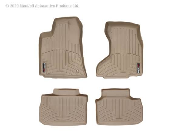 WeatherTech - FloorMat WeatherTech 05-10 Chrysler 300 Front and Rear Floorliners - Tan | 451631-450692 - Image 1