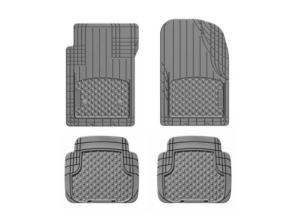 WeatherTech - WeatherTech Universal Front and Rear Trim-to-Fit Mat (4pc Set) - Grey | 11TTFSG - Image 1