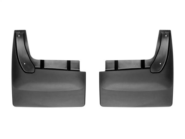 WeatherTech - WeatherTech 10-18 Dodge Ram 3500 Dually w/o Fender Flares No Drill Mudflaps - Black | 120080 - Image 1