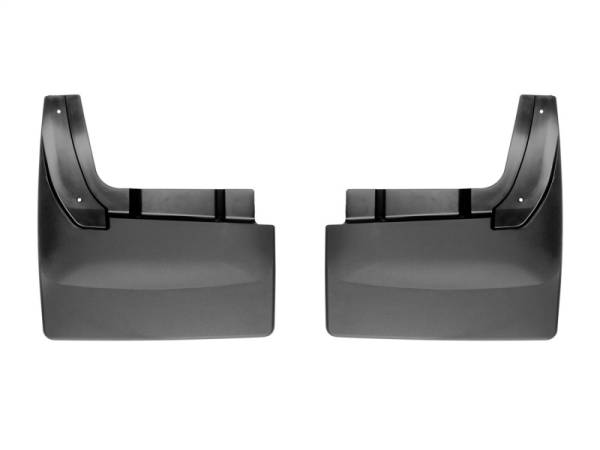 WeatherTech - WeatherTech 2010+ Dodge Ram 3500 Dually w/ Flares No Drill Mudflaps - Black | 120081 - Image 1