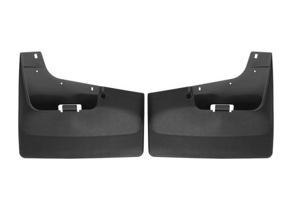 WeatherTech - WeatherTech 20-24 Chevrolet Silverado 2500HD/3500HD Rear No Drill Mudflaps - Black | 120121 - Image 1