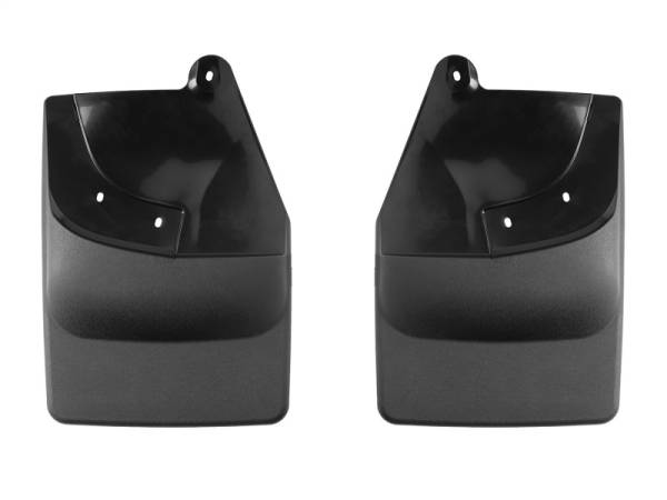 WeatherTech 2022 Chevrolet Silverado 1500 ZR2 No Drill MudFlaps - Black | 120152 - Image 1