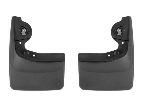 WeatherTech - WeatherTech 22-23 Ford F-150 Lightning No Drill Rear MudFlaps - Black | 120164 - Image 1