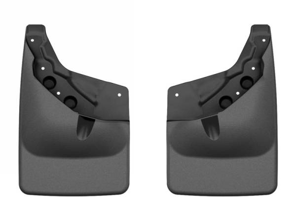 WeatherTech - WeatherTech 24-25 Toyota Tacoma w/o Fender Flares Rear No Drill MudFlaps - Black | 120184 - Image 1