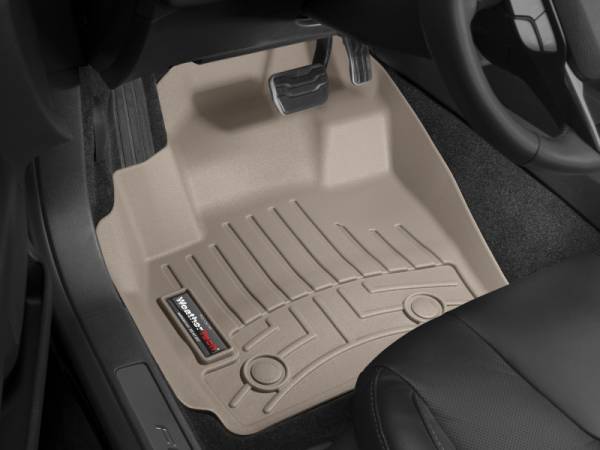 WeatherTech - FloorMat WeatherTech 03 Mercedes-Benz E-Class Sedan Front and Rear Floorliners - Tan | 451731-450882 - Image 1