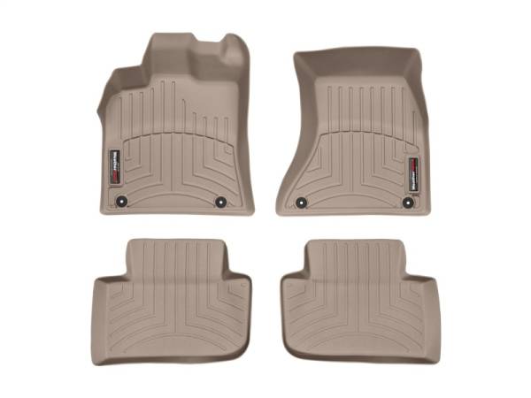 WeatherTech - Floor Mat Set FloorMat WeatherTech 15+ Porsche Macan Front and Rear Floorliners - Tan | 45230-1-3 - Image 1