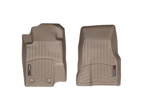 WeatherTech - WeatherTech 11+ Ford Mustang Front FloorLiner - Tan | 453481 - Image 1