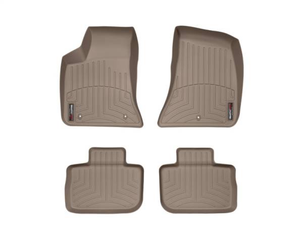 WeatherTech - FloorMat WeatherTech 11+ Dodge Charger Front and Rear Floorliners - Tan | 45379-1-2 - Image 1