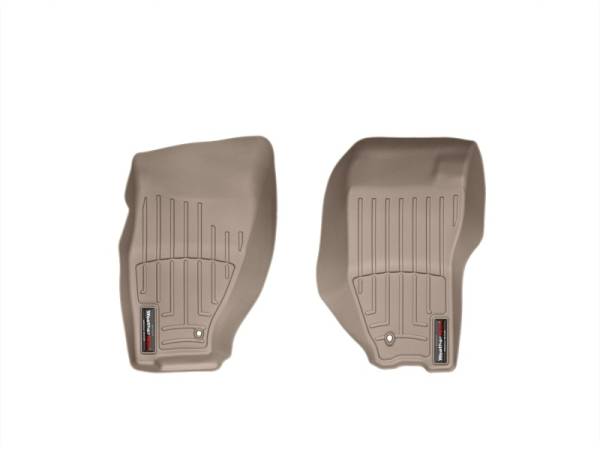 WeatherTech 10+ Jeep Liberty Front FloorLiner - Tan | 453881 - Image 1