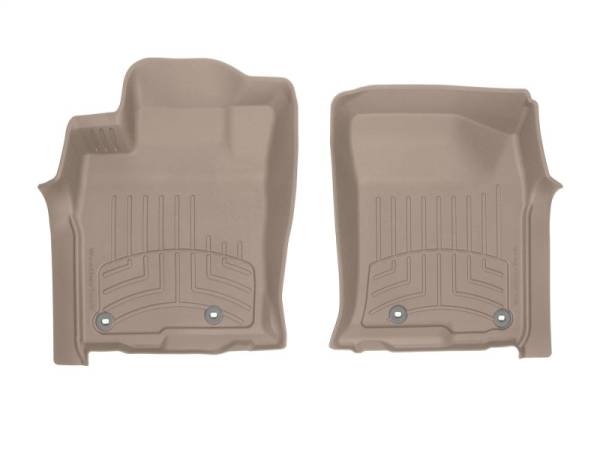 WeatherTech 2013+ Toyota 4Runner Front FloorLiner HP - Tan | 454931IM - Image 1