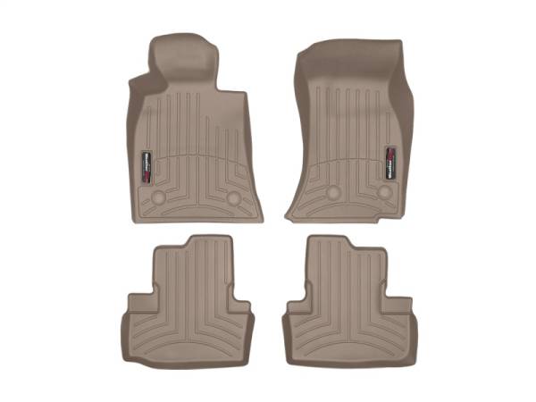 WeatherTech - FloorMat WeatherTech 13+ Cadillac ATS Front and Rear Floorliners - Tan | 45497-1-2 - Image 1