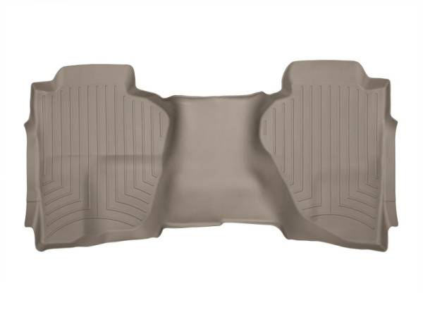 WeatherTech - WeatherTech 14+ Chevrolet Silverado Rear FloorLiner - Tan | 455423 - Image 1