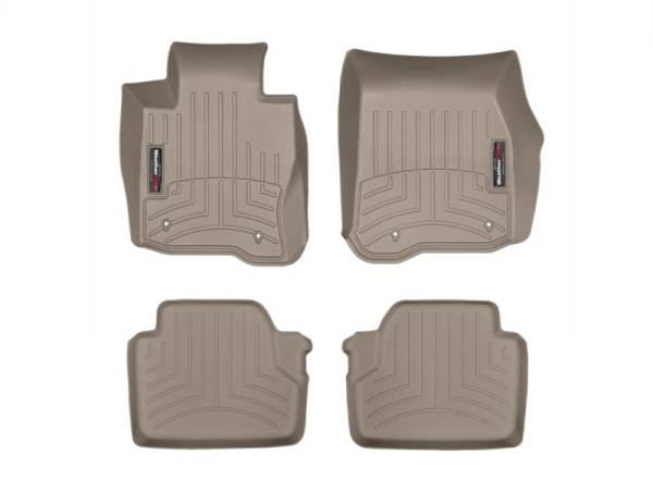 WeatherTech - FloorMat WeatherTech 14+ BMW 4-Series Front and Rear Floorliners - Tan | 455701-455602 - Image 1