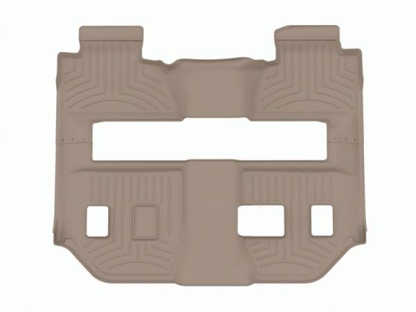 WeatherTech - WeatherTech 15-20 GMC Yukon XL Rear FloorLiner HP - Tan (2pc - 2nd Row Bench & 3rd row) | 456078IM - Image 1
