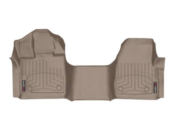WeatherTech - WeatherTech 2015+ Ford F-150 Regular Cab Front FloorLiner - Tan | 456981 - Image 1