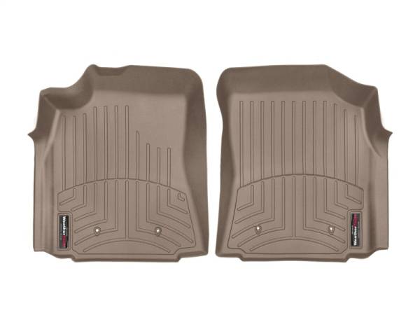 WeatherTech - WeatherTech 2004+ Toyota Tundra Front FloorLiner - Tan | 458001 - Image 1