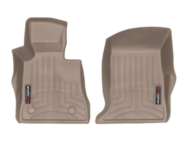 WeatherTech - WeatherTech 16+ Chevrolet Camero Front FloorLiner - Tan | 459011 - Image 1