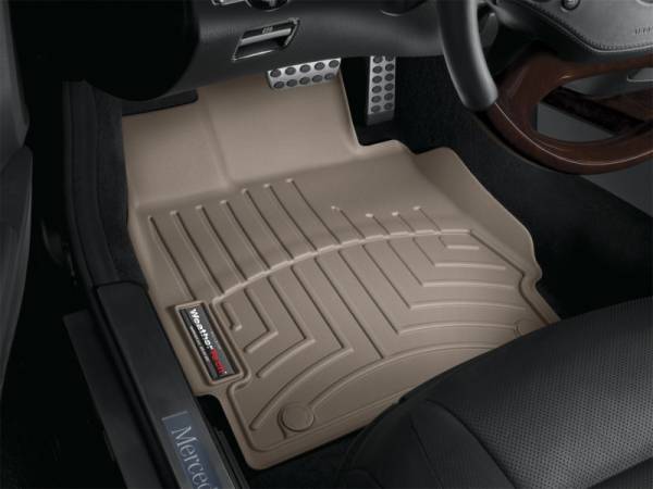 WeatherTech 2016+ Toyota Prius (Works W/Heat Vents Under 1st Row OR W/O) Front FloorLiner - Tan | 459171 - Image 1