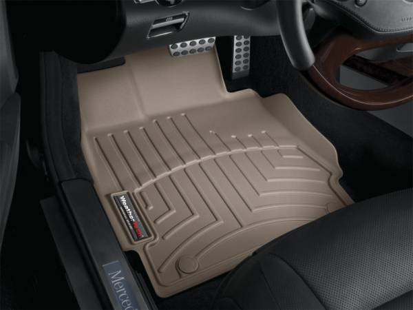 WeatherTech - WeatherTech 2017+ Ford Explorer Front FloorLiner - Tan | 459811 - Image 1