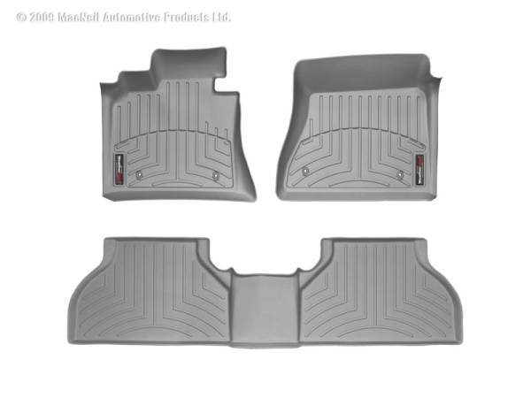 WeatherTech - Floor Mat Set FloorMat WeatherTech 00-06 Chevrolet Tahoe Front and Rear Floorliners - Grey | 46003-1-2 - Image 1