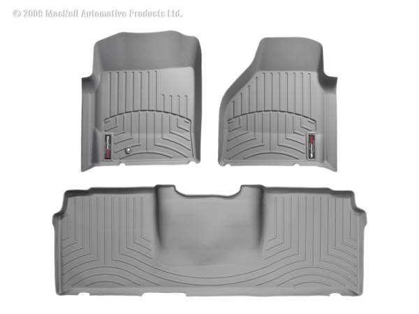 WeatherTech - FloorMat WeatherTech 06-08 Dodge Ram Truck Front and Rear Floorliners - Grey | 460041-460123 - Image 1
