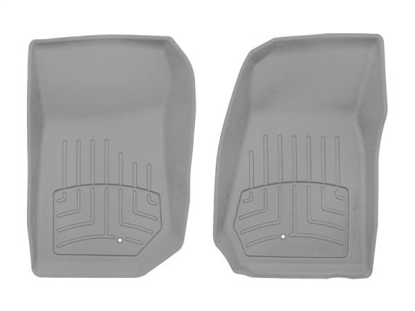 WeatherTech - WeatherTech 2007-2013 Jeep Wrangler 2-Door Front FloorLiner HP - Grey | 461051IM - Image 1
