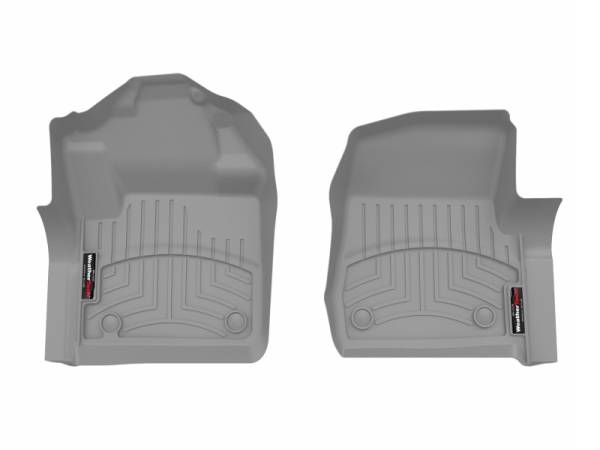 WeatherTech 2017+ Ford F-250/F-350/F-450 Front FloorLiner - Grey (Fits 4x4 Floor Shifter) | 4610541 - Image 1