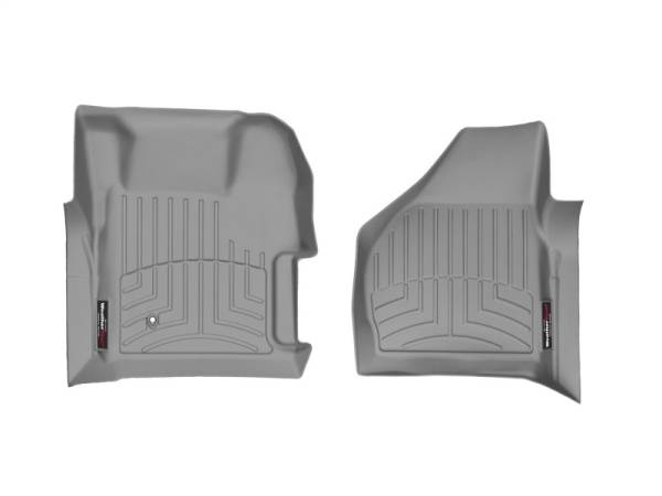 WeatherTech - WeatherTech 08-10 Ford F250/F350/F450/F550 Super Duty Regular Cab Front FloorLiner - Grey | 461261 - Image 1