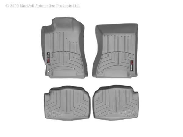 WeatherTech - FloorMat WeatherTech 03-08 Subaru Forester Front and Rear Floorliners - Grey | 461281-460972 - Image 1
