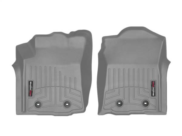 WeatherTech - WeatherTech 2018+ Toyota Tacoma Front FloorLiner - Grey (Manual Trans Only) | 4613011 - Image 1