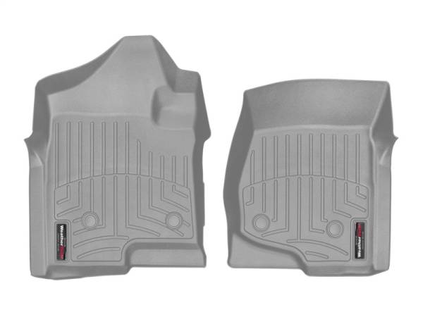 WeatherTech - WeatherTech 08-14 Chevrolet Silverado 2500/3500 Crew/Extended Cab Front FloorLiner - Grey | 4613061 - Image 1