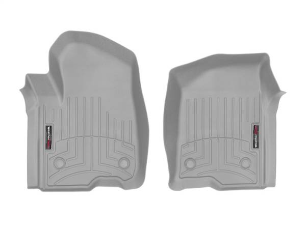 WeatherTech - WeatherTech 2019+ Chevrolet Silverado 1500 Crew Cab Front FloorLiner - Grey | 4614361 - Image 1