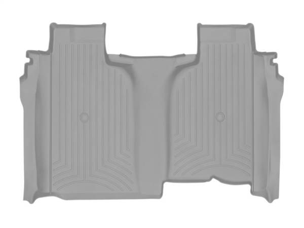 WeatherTech - WeatherTech 2019+ Chevrolet Silverado 1500 Rear FloorLiner - Grey | 4614365 - Image 1